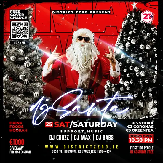 Christmas leaflet design sample 3